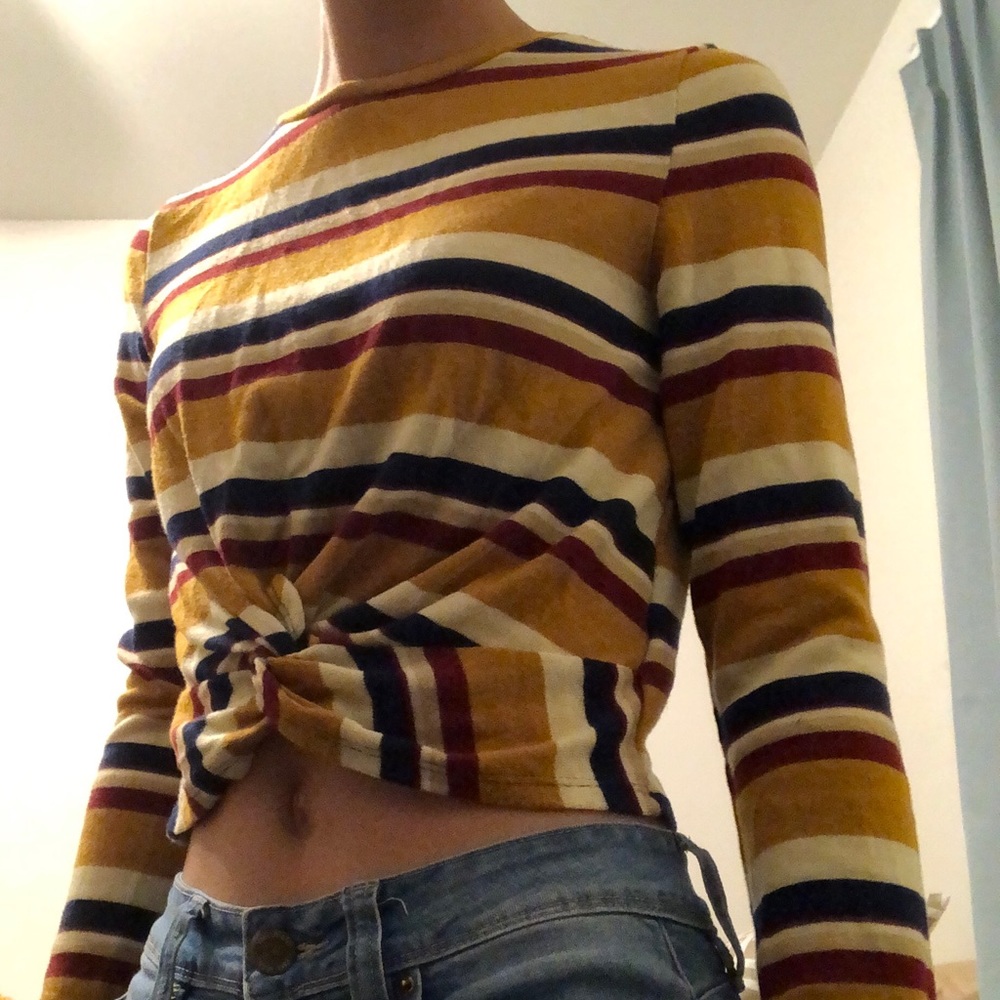 Papaya Crop Sweater